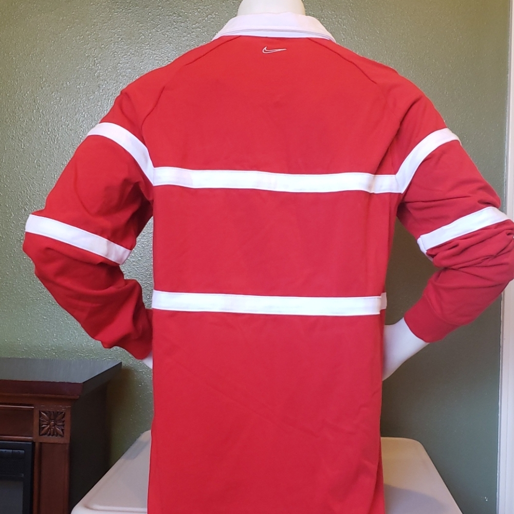 Men's Nike Swoosh Rugby Shirt - Picture 2 of 6